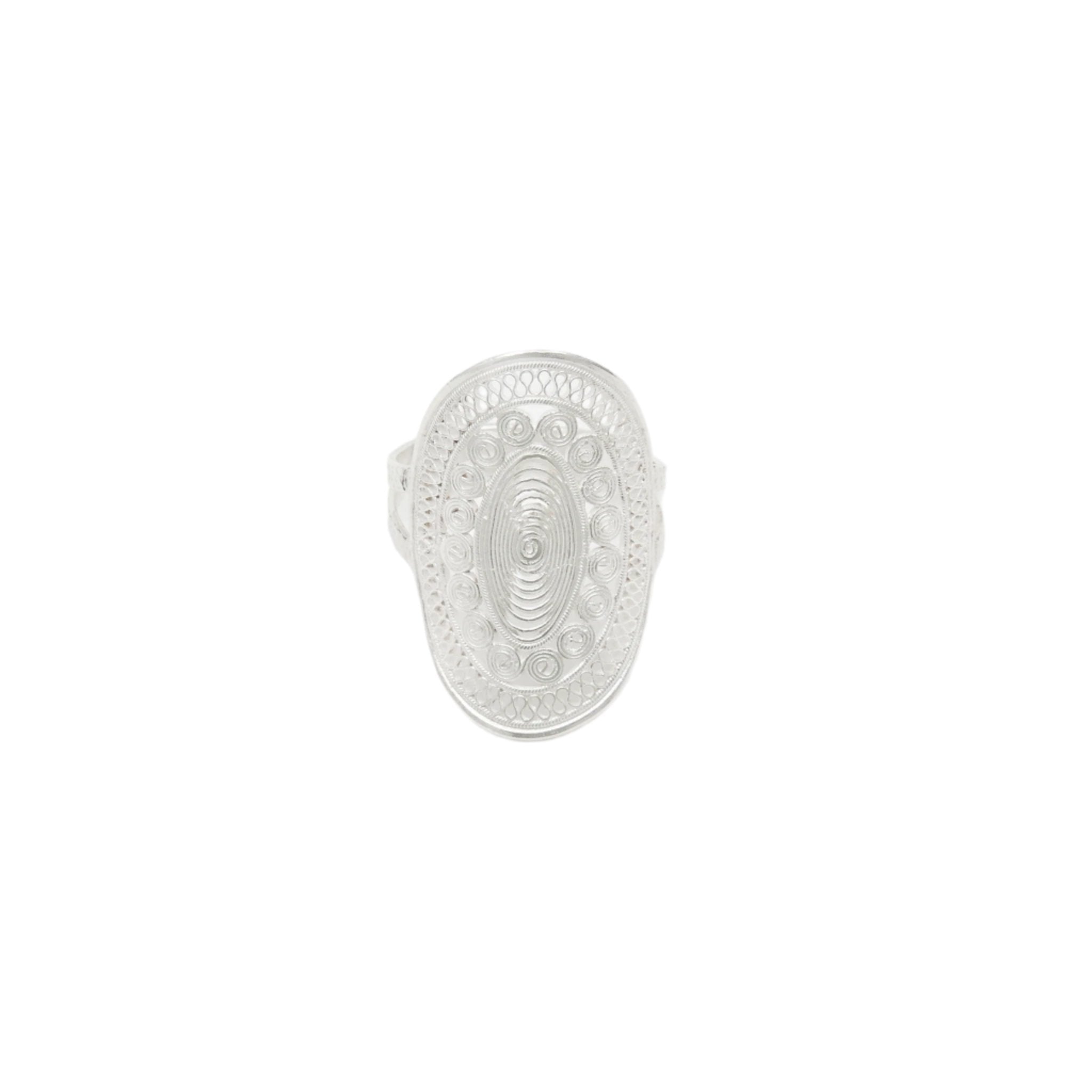 Mystic Drum Oval Ring