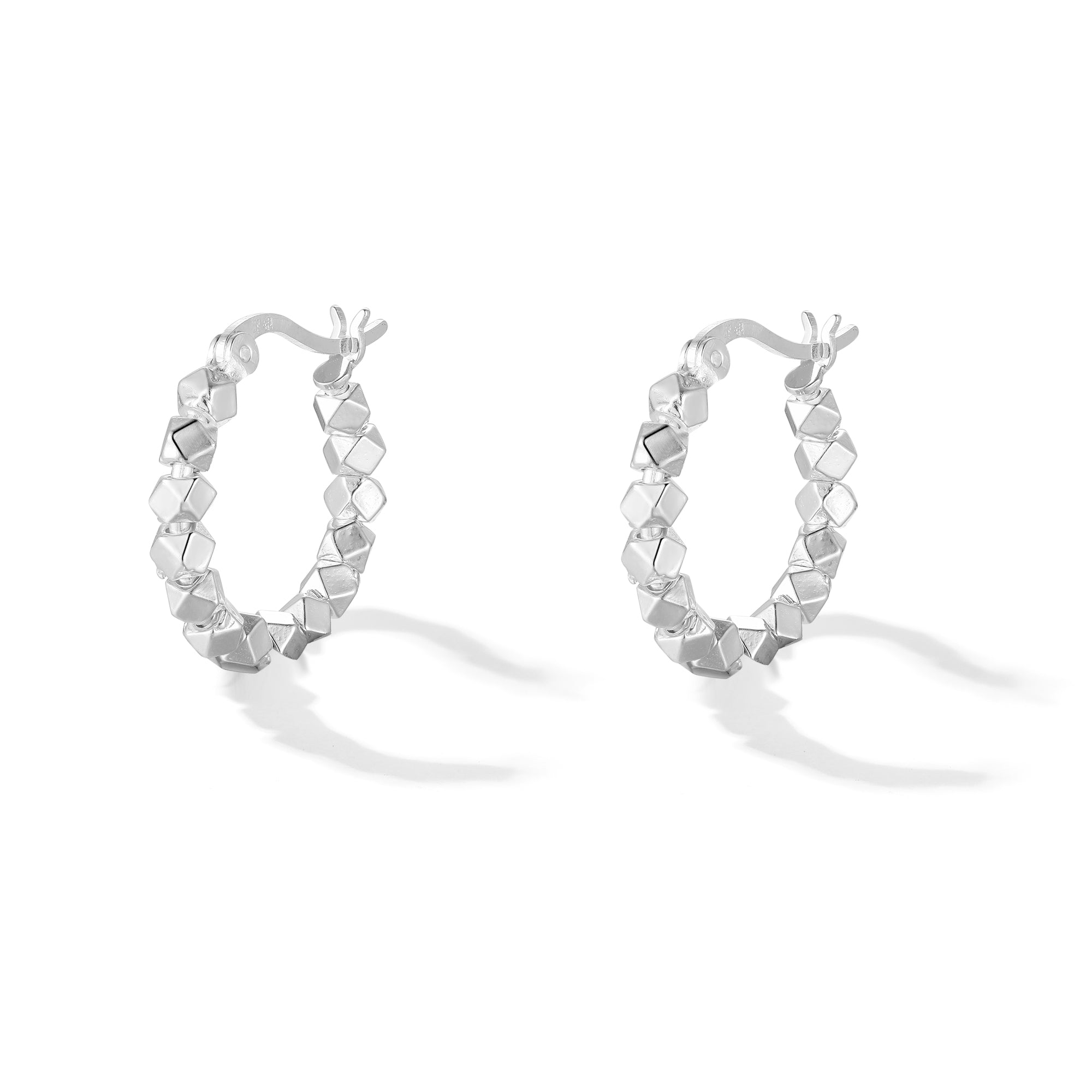 Mosaic Hoop Earrings