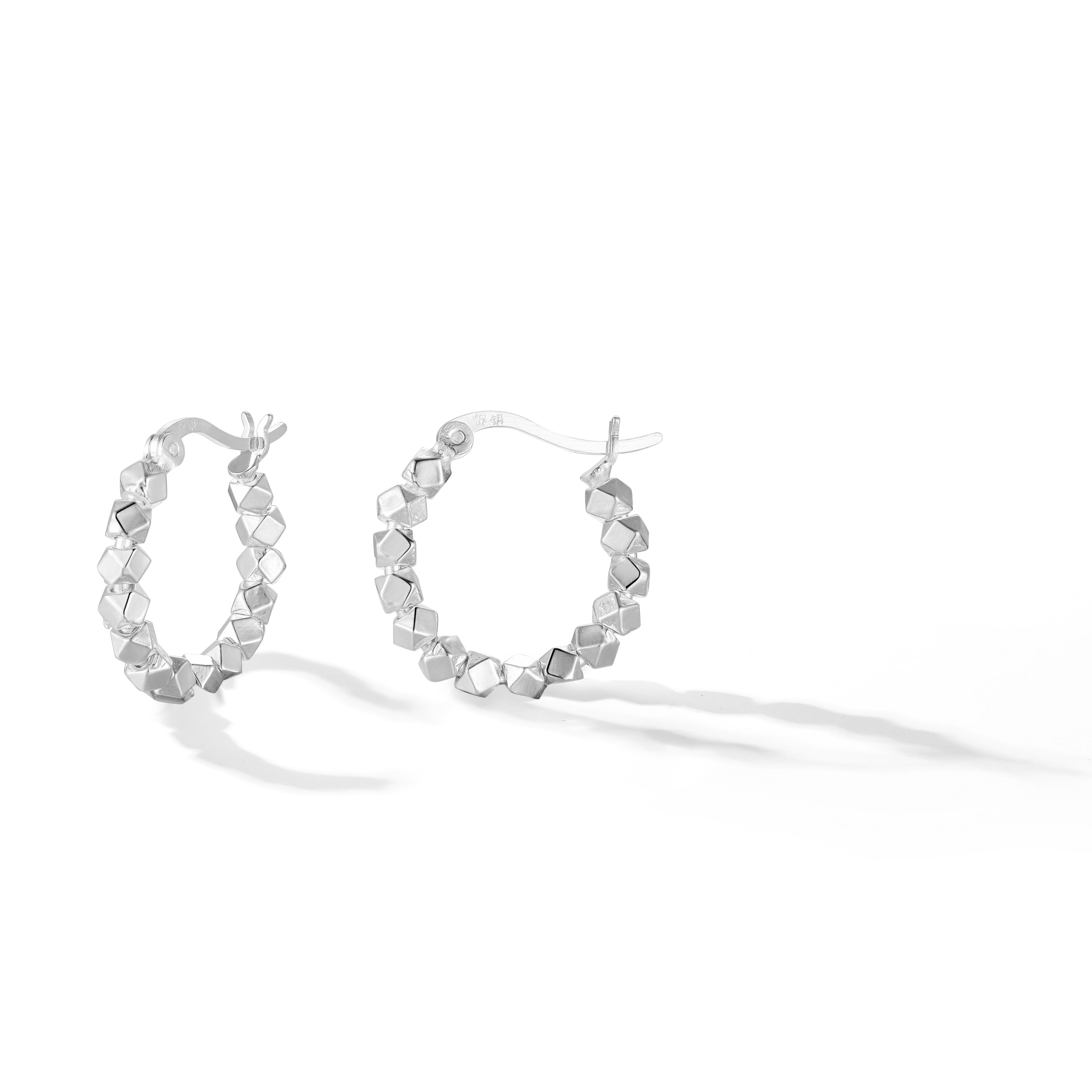 Mosaic Hoop Earrings