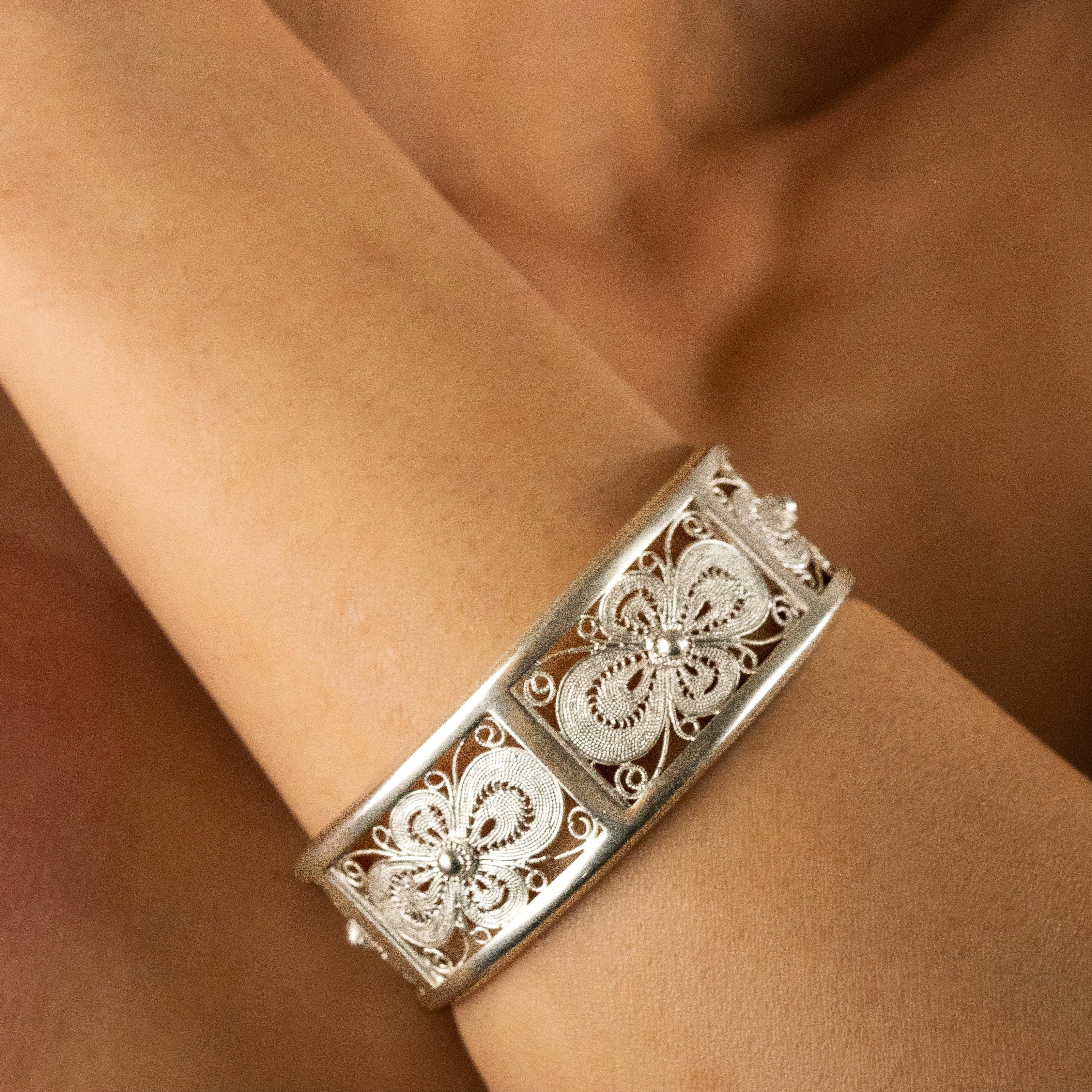 Portable Art Deco Cuff Bracelet