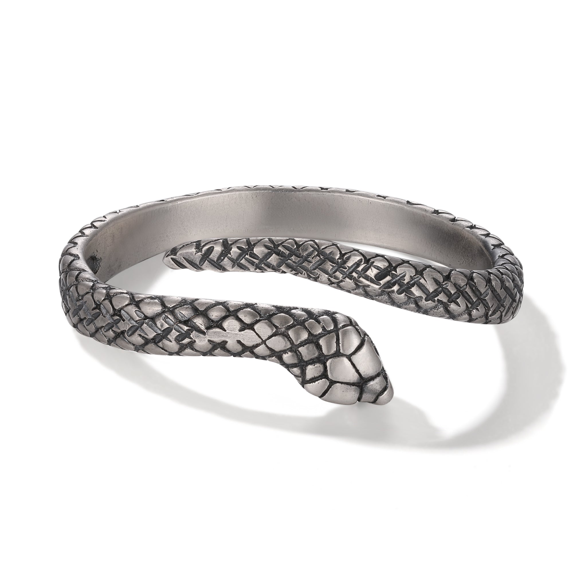 Bague serpent en argent Recoil