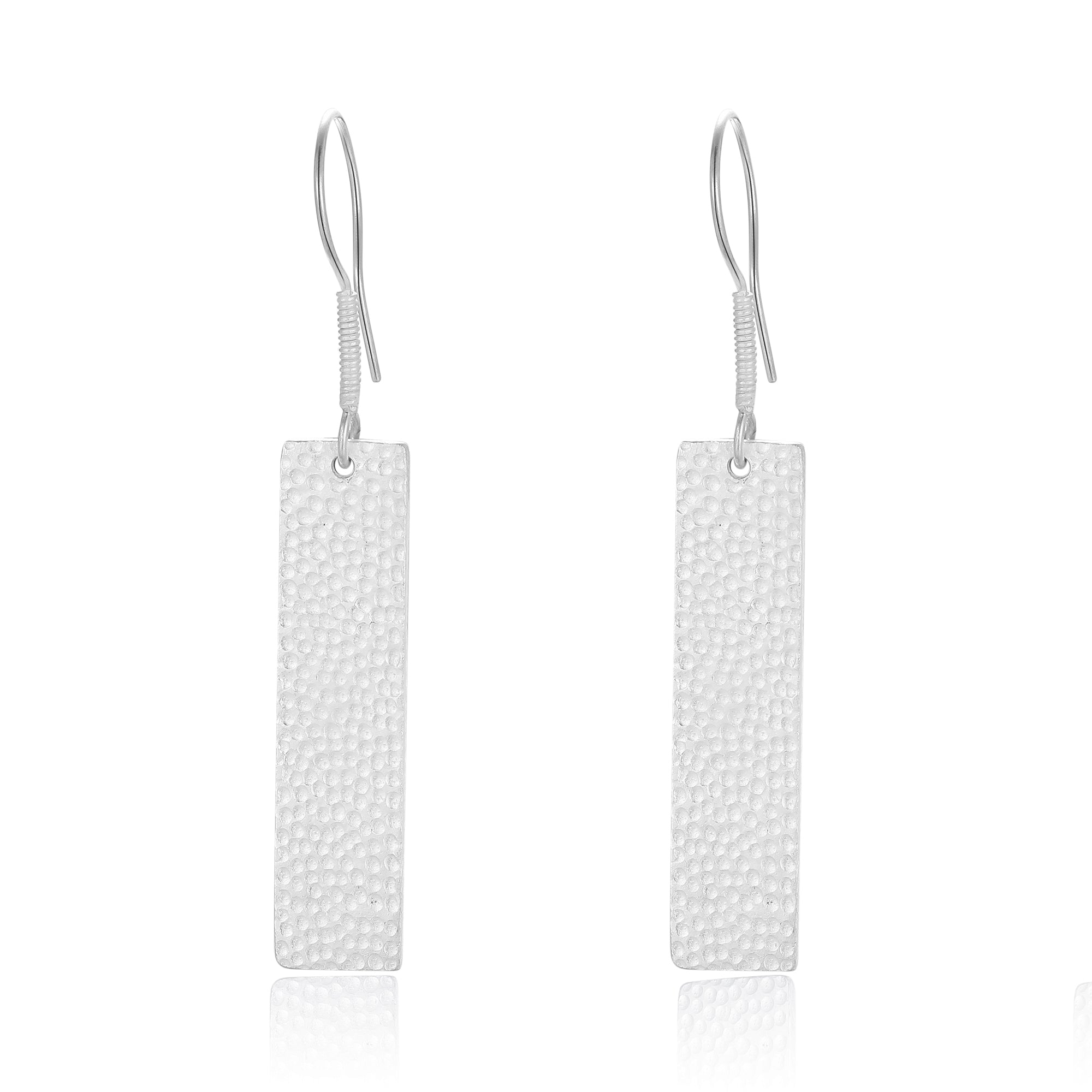 Sculpted Minimalist Bar Earrings